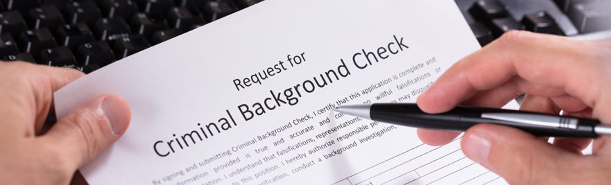 Request for Criminal Background Check