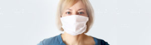 Nurse wearing mask